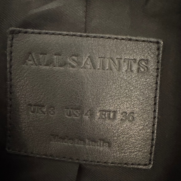 All Saints Dalby Biker Jacket - Picture 3 of 5